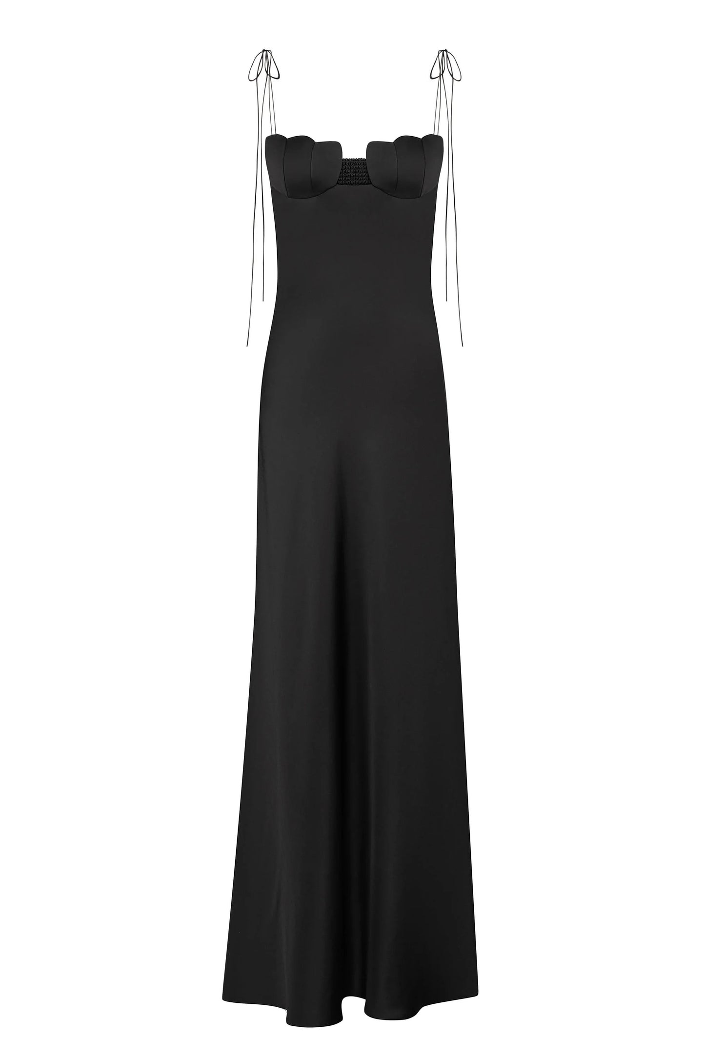 BLACK TULIP DRESS