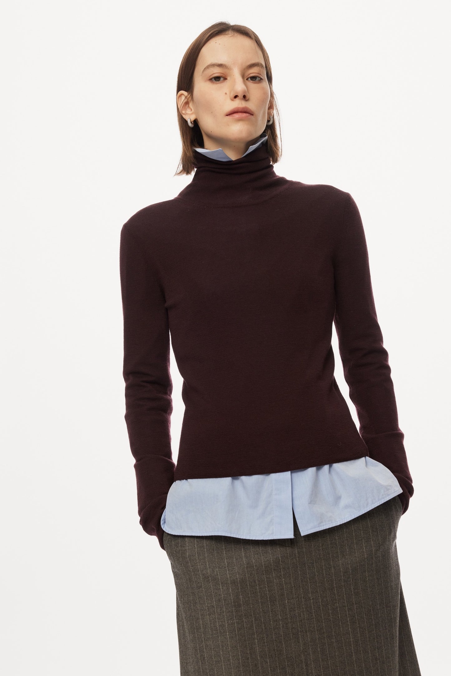 SCOTT TURTLENECK RED WINE