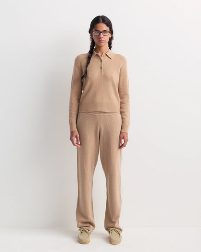 IZAR CASHMERE POLO TAUPE