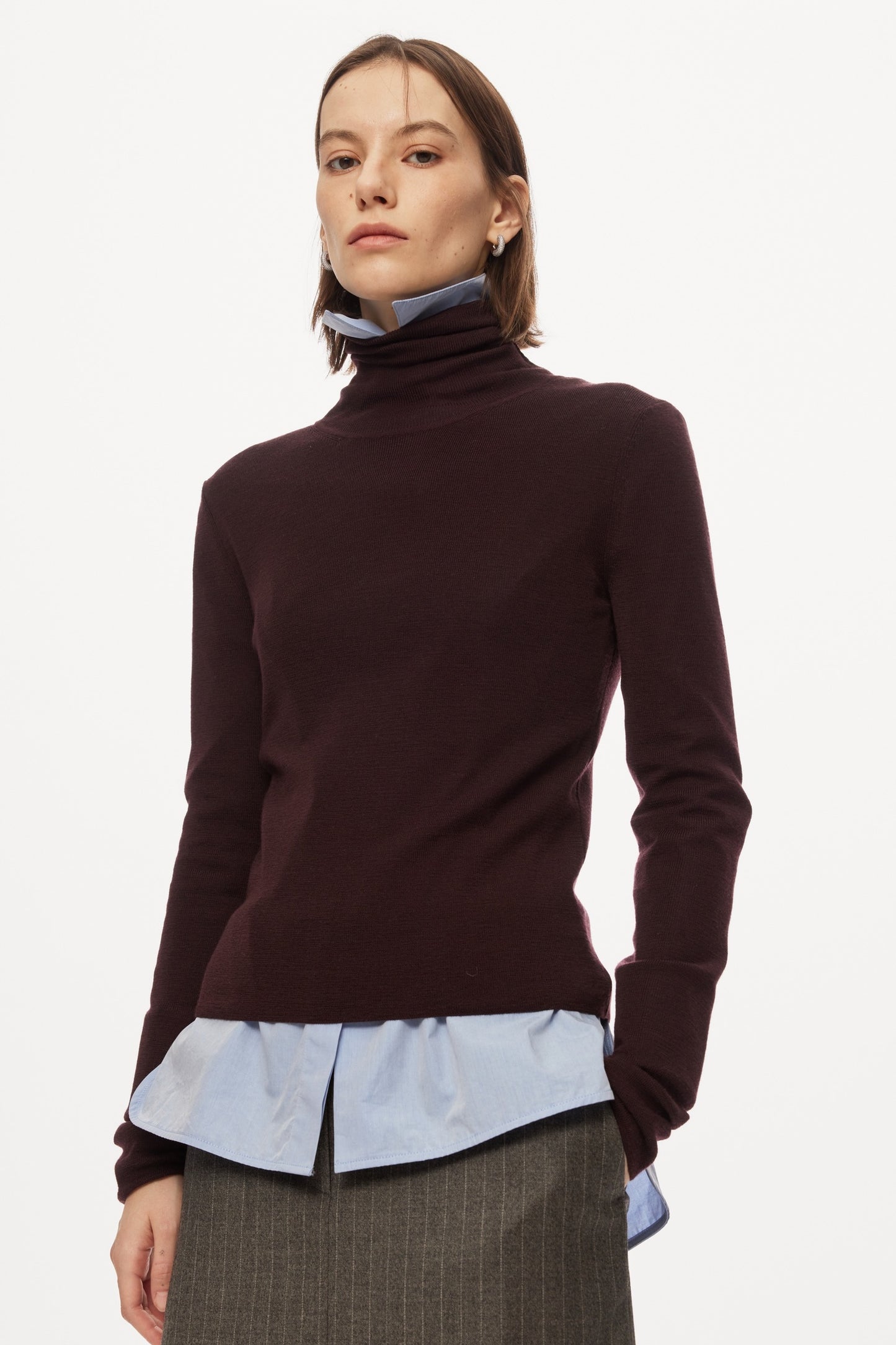 SCOTT TURTLENECK RED WINE