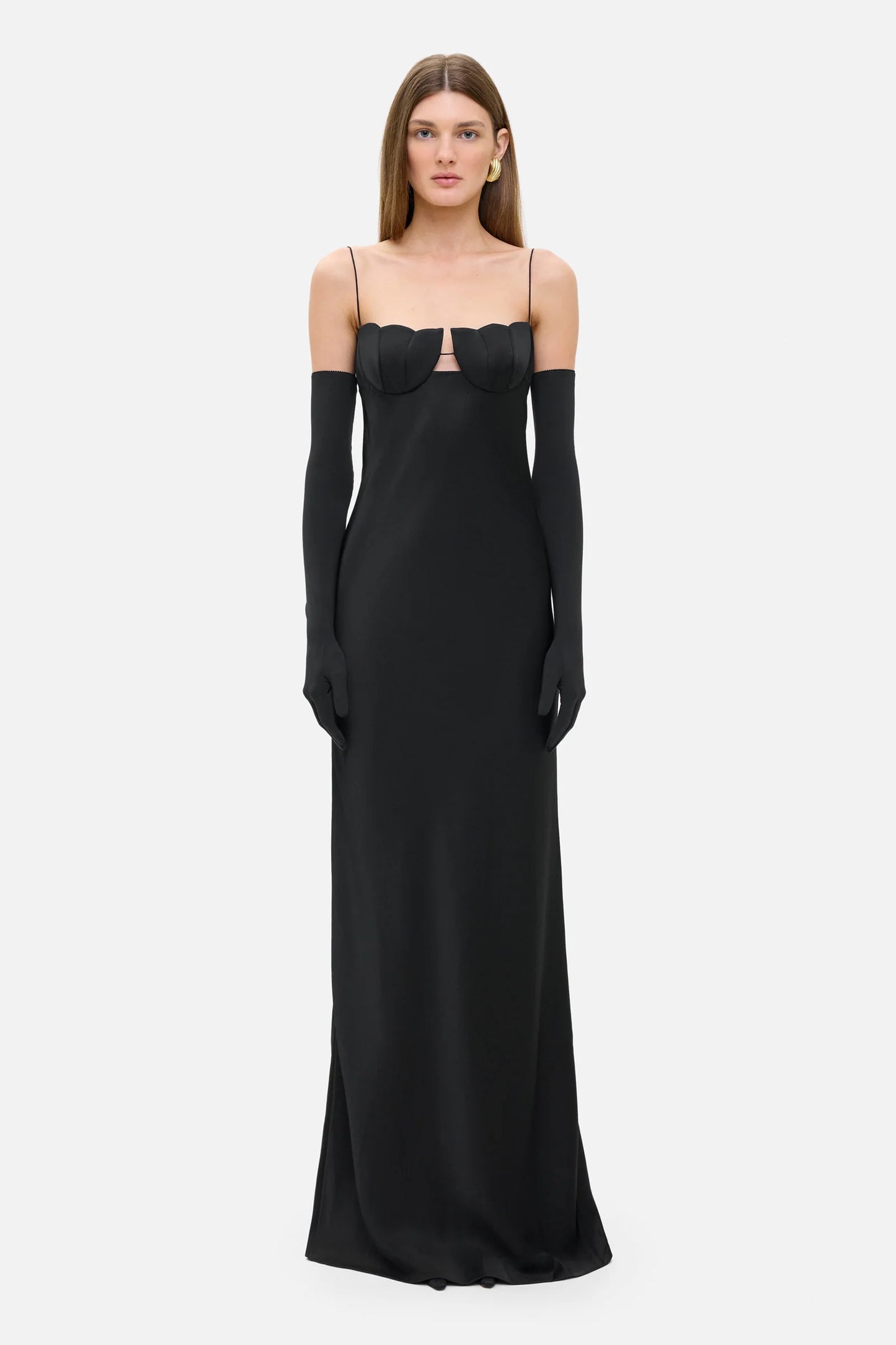 BLACK TULIP DRESS