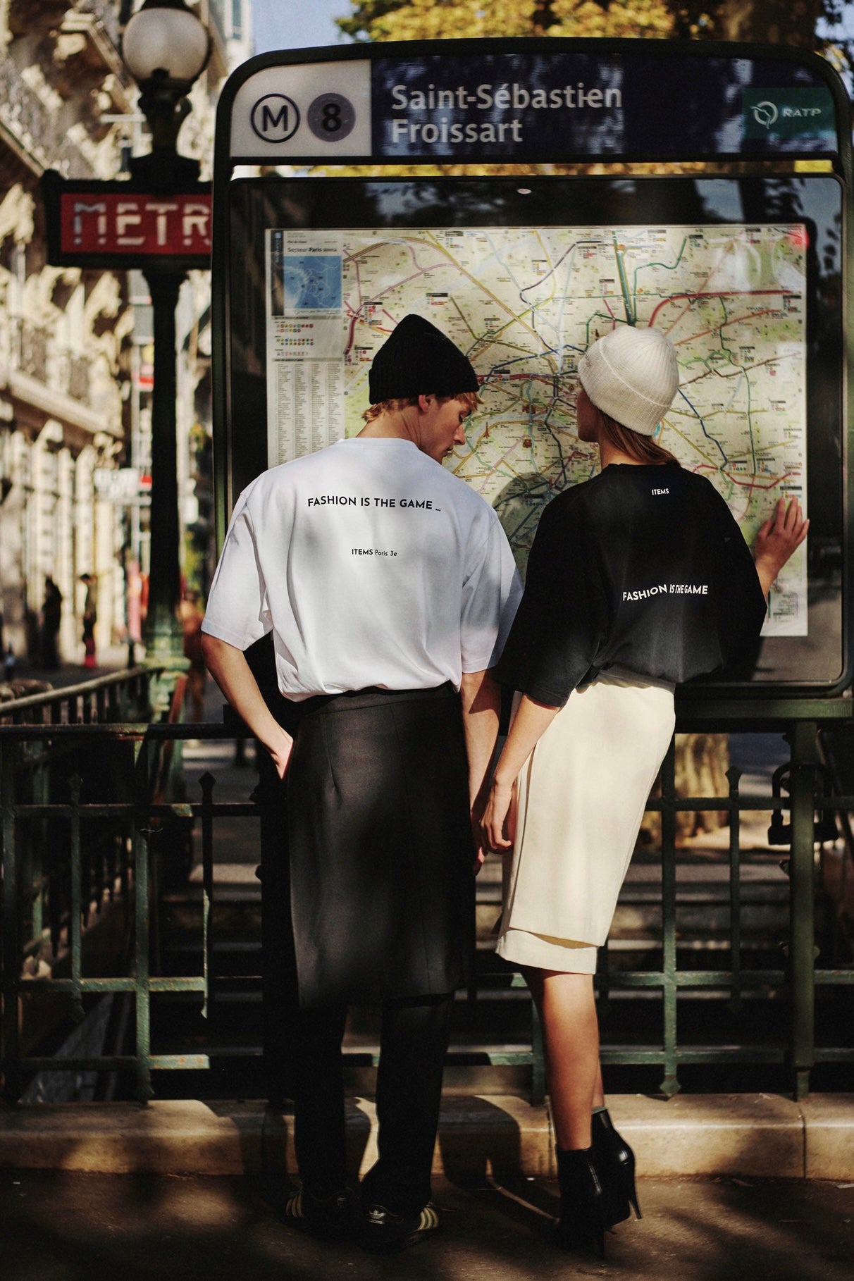 WHITE UNISEX T-SHIRT FASHION IS THE GAME