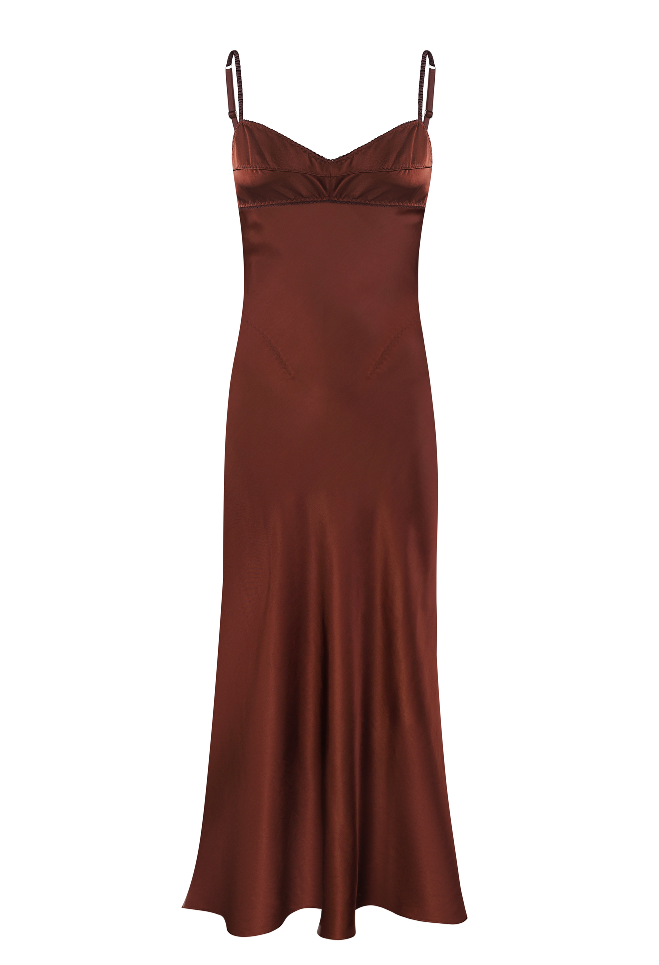 WATERLILY CHOCOLATE DRESS