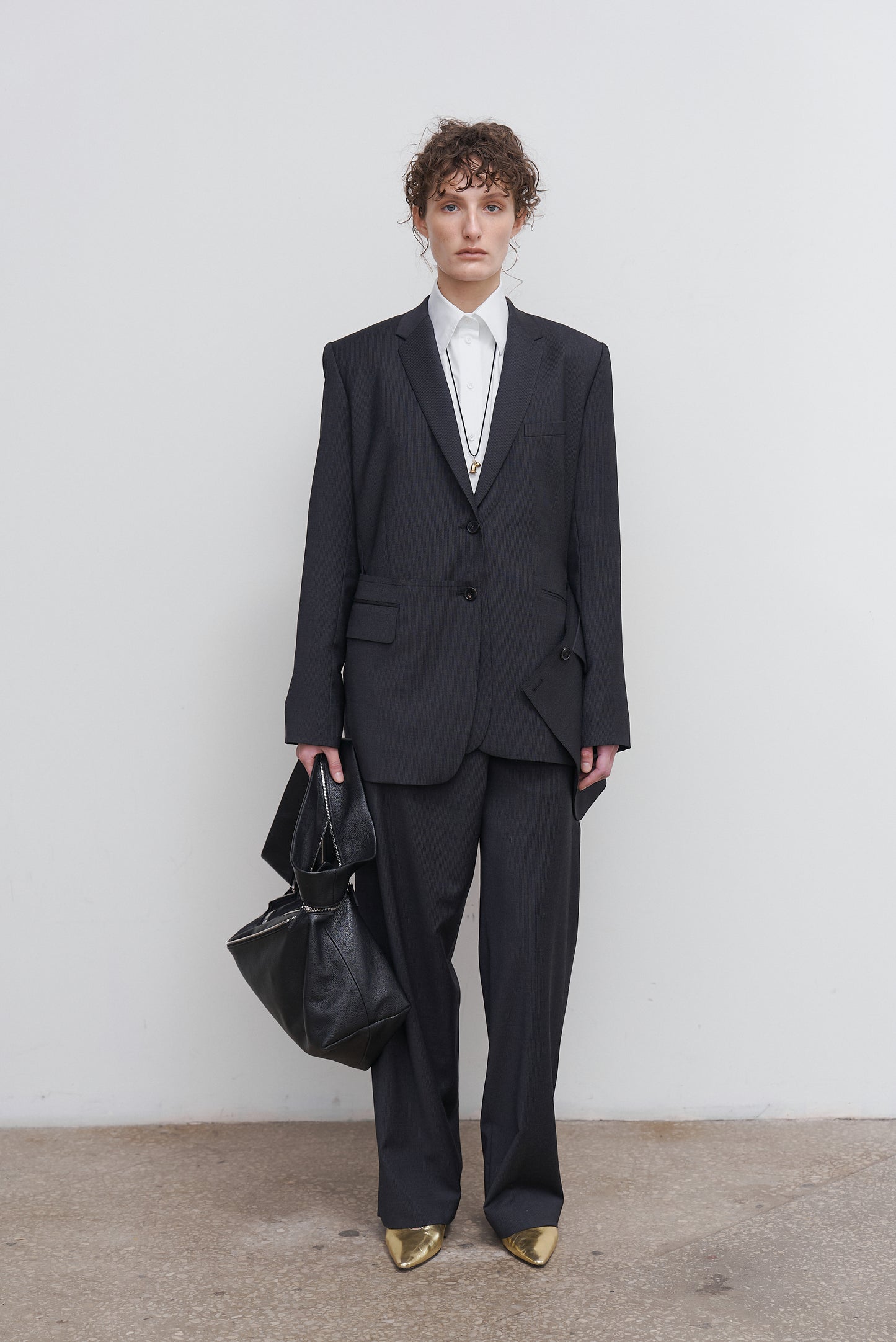 TAILORED JACKET WITH BASQUE OVERLAY