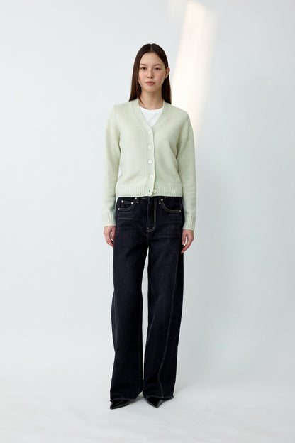 WEBBY SIDE PANEL WIDE DENIM