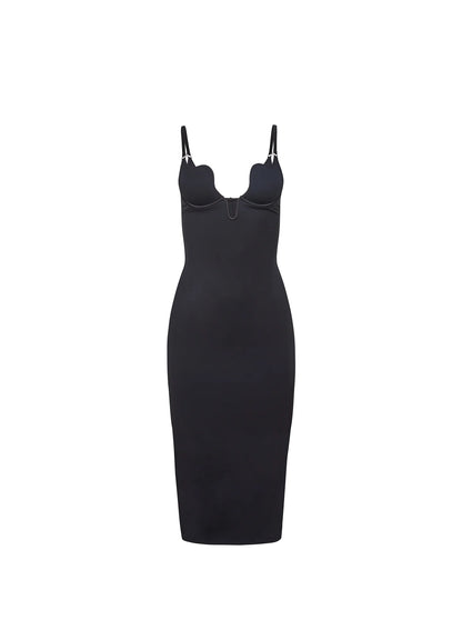 SEDUCE U-PLUNGE MIDI DRESS