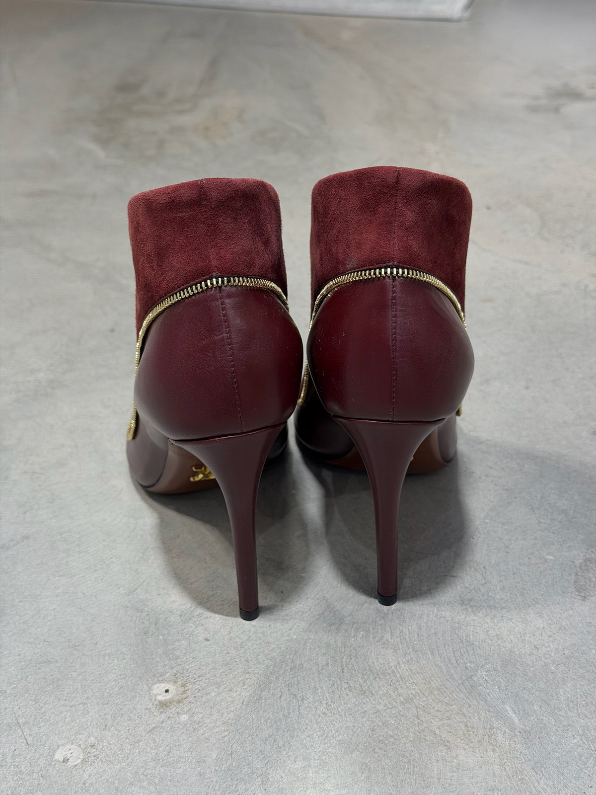 VINTAGE - LOUIS VUITTON OPEN TOE BOOTIES