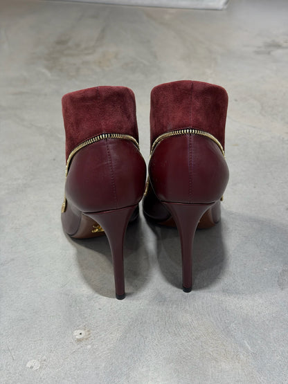 VINTAGE - LOUIS VUITTON OPEN TOE BOOTIES