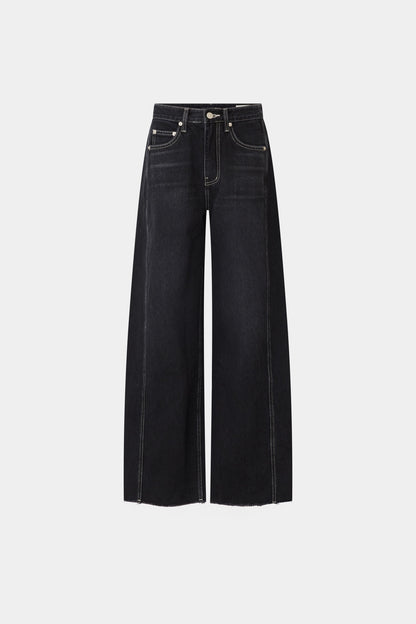 WEBBY SIDE PANEL WIDE DENIM