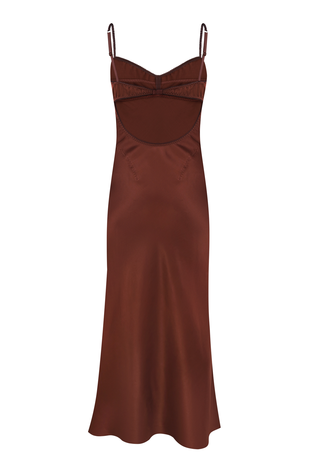 WATERLILY CHOCOLATE DRESS