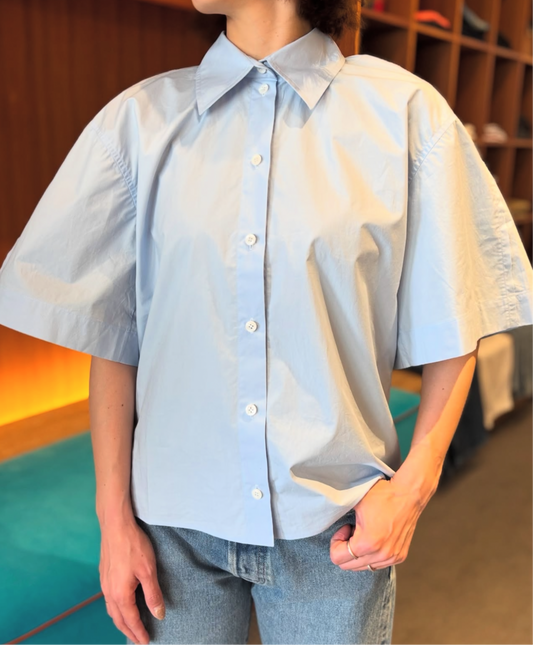 BLUE COTTON SHIRT