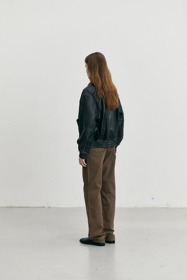 REFINED LEATHER BLOUSON