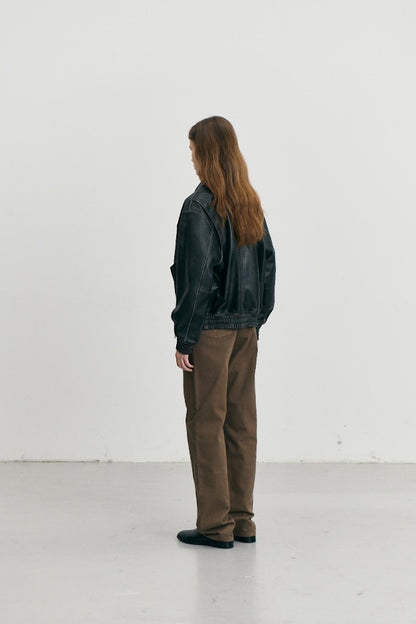 REFINED LEATHER BLOUSON