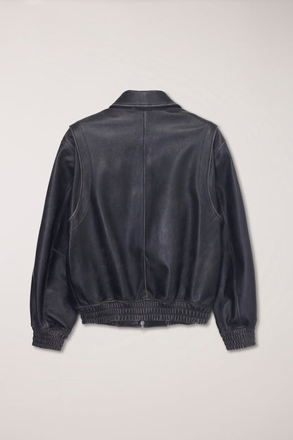 REFINED LEATHER BLOUSON