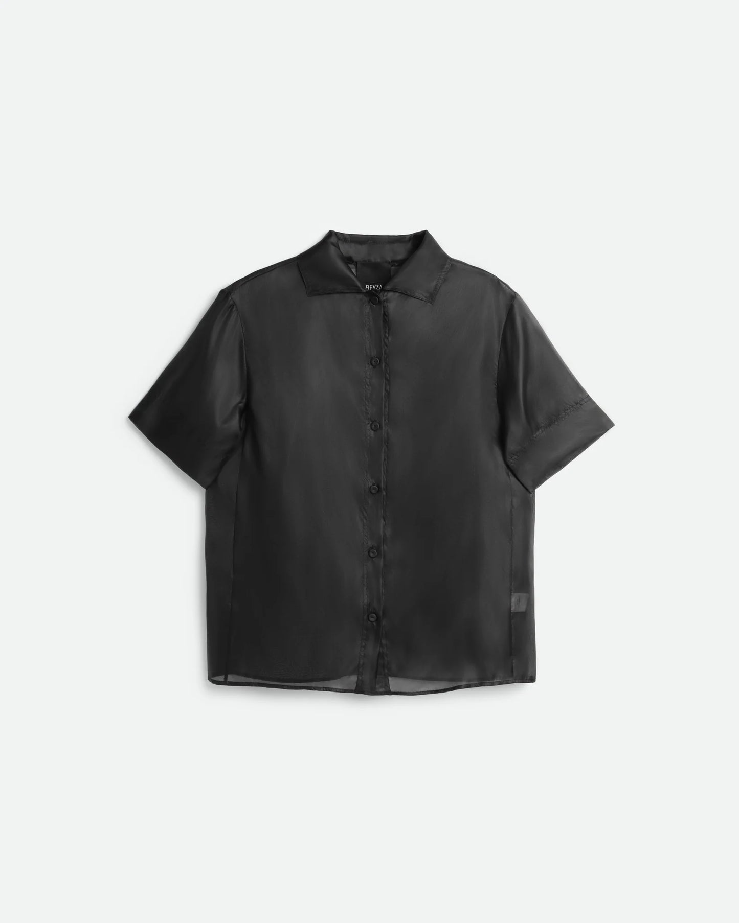 BLACK SHEER SHIRT