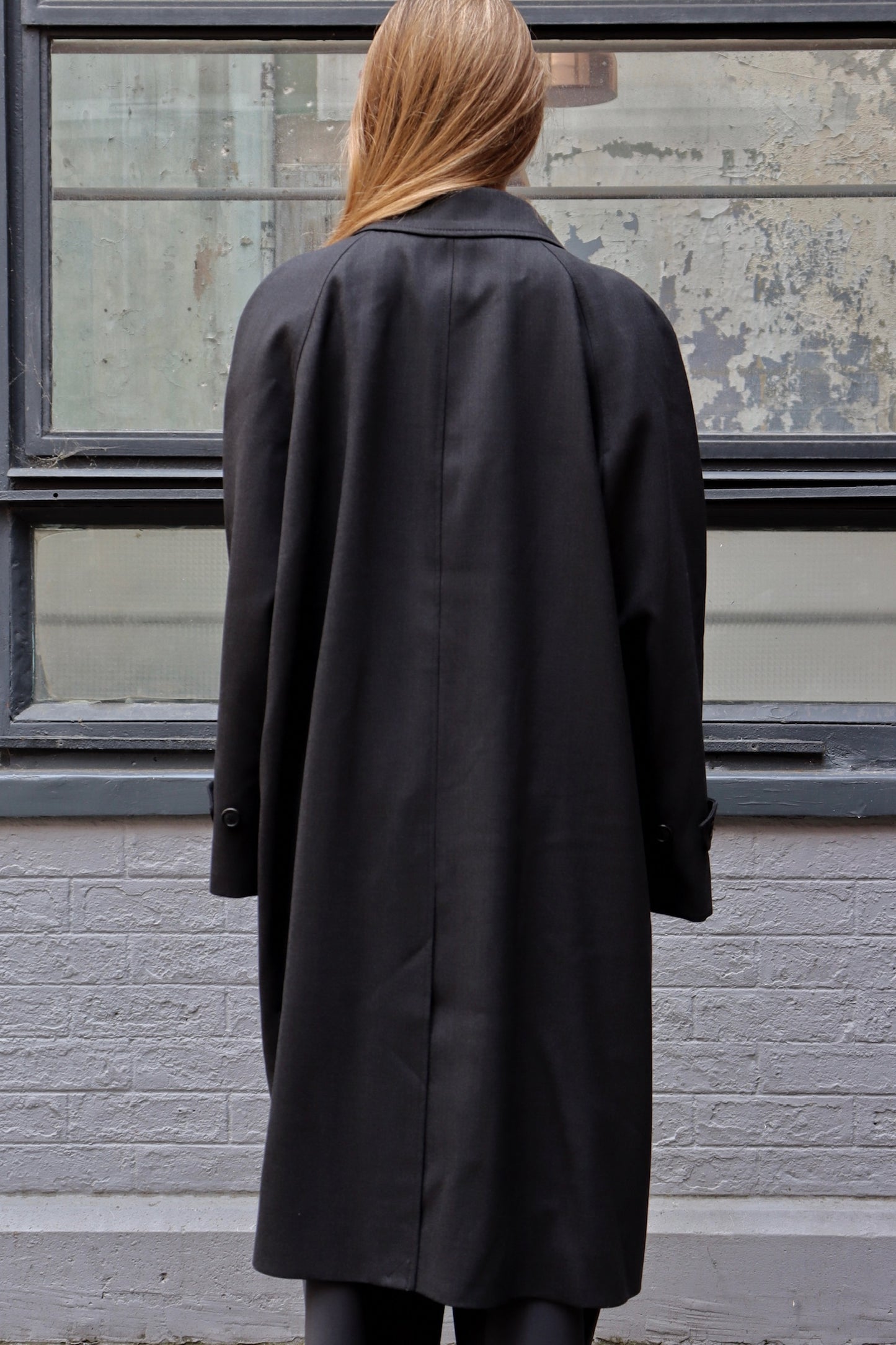 H-LINE WOOL MAC COAT