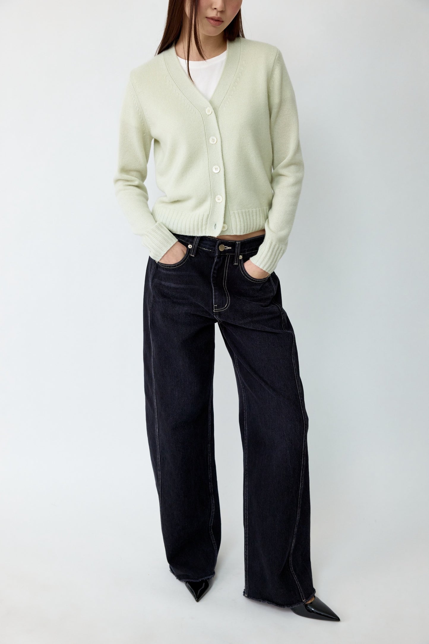 WEBBY SIDE PANEL WIDE DENIM