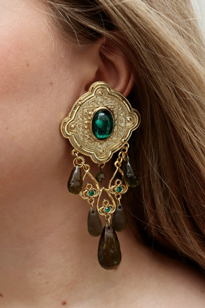 VINTAGE - FRENCH ATELIER LATE 1980S EAR CLIPS