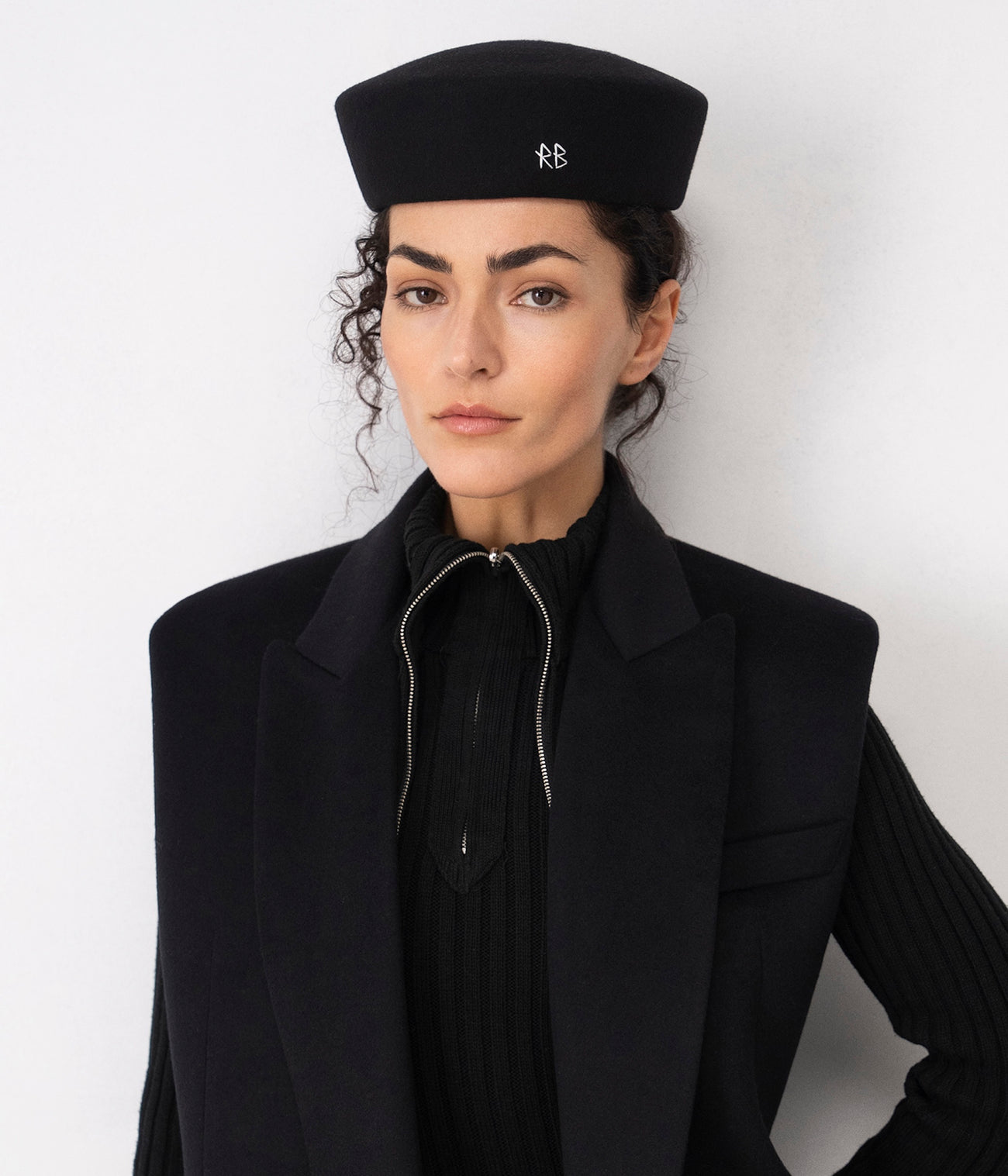 WOOL FELT PILLBOX HAT