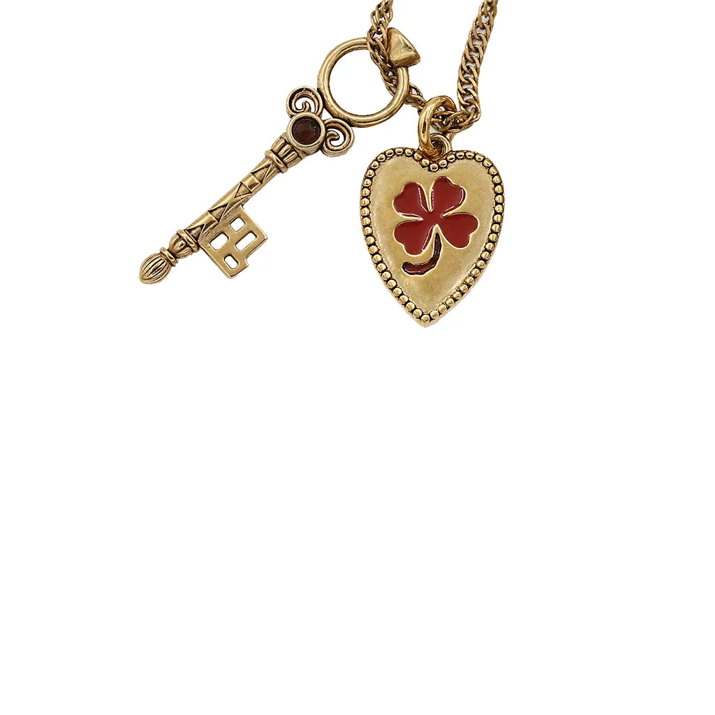 NECKLACE CLOVER KEY - RENARD