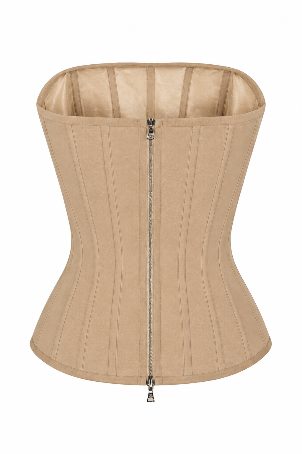 BEIGE STRAPLESS CORSET