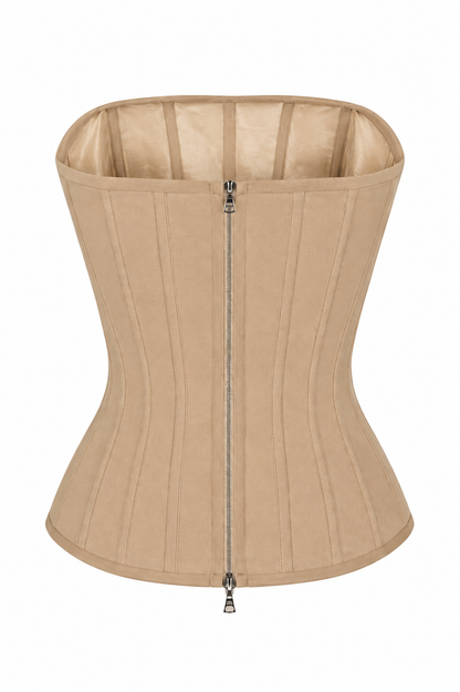 BEIGE STRAPLESS CORSET