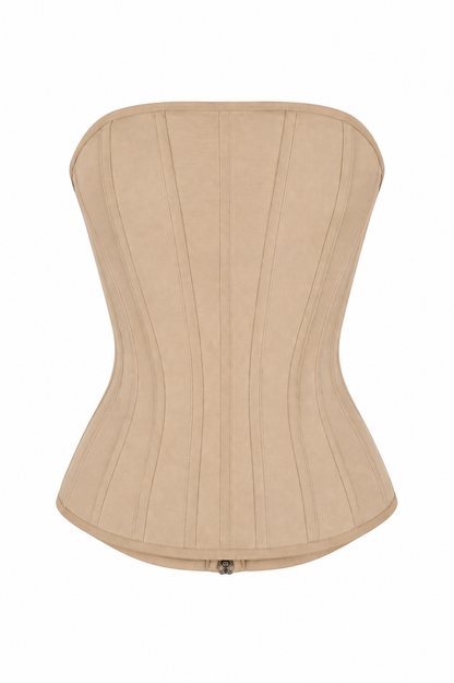 BEIGE STRAPLESS CORSET