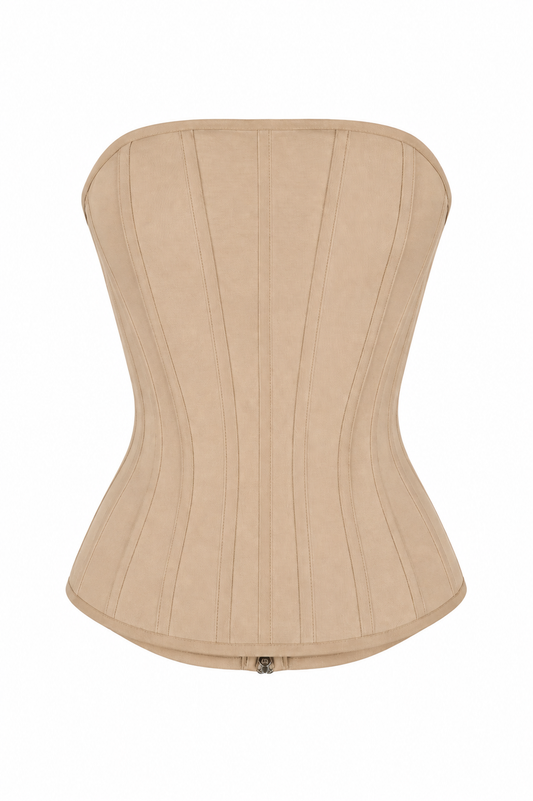 BEIGE STRAPLESS CORSET