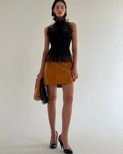 BAMBI CORSET TOP BLACK
