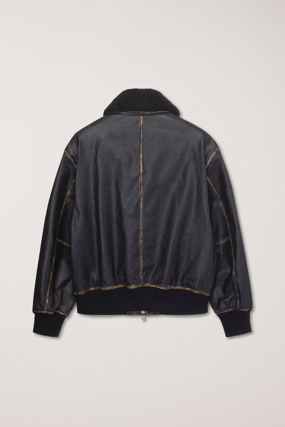 DETACHABLE A-2 LEATHER BLOUSON