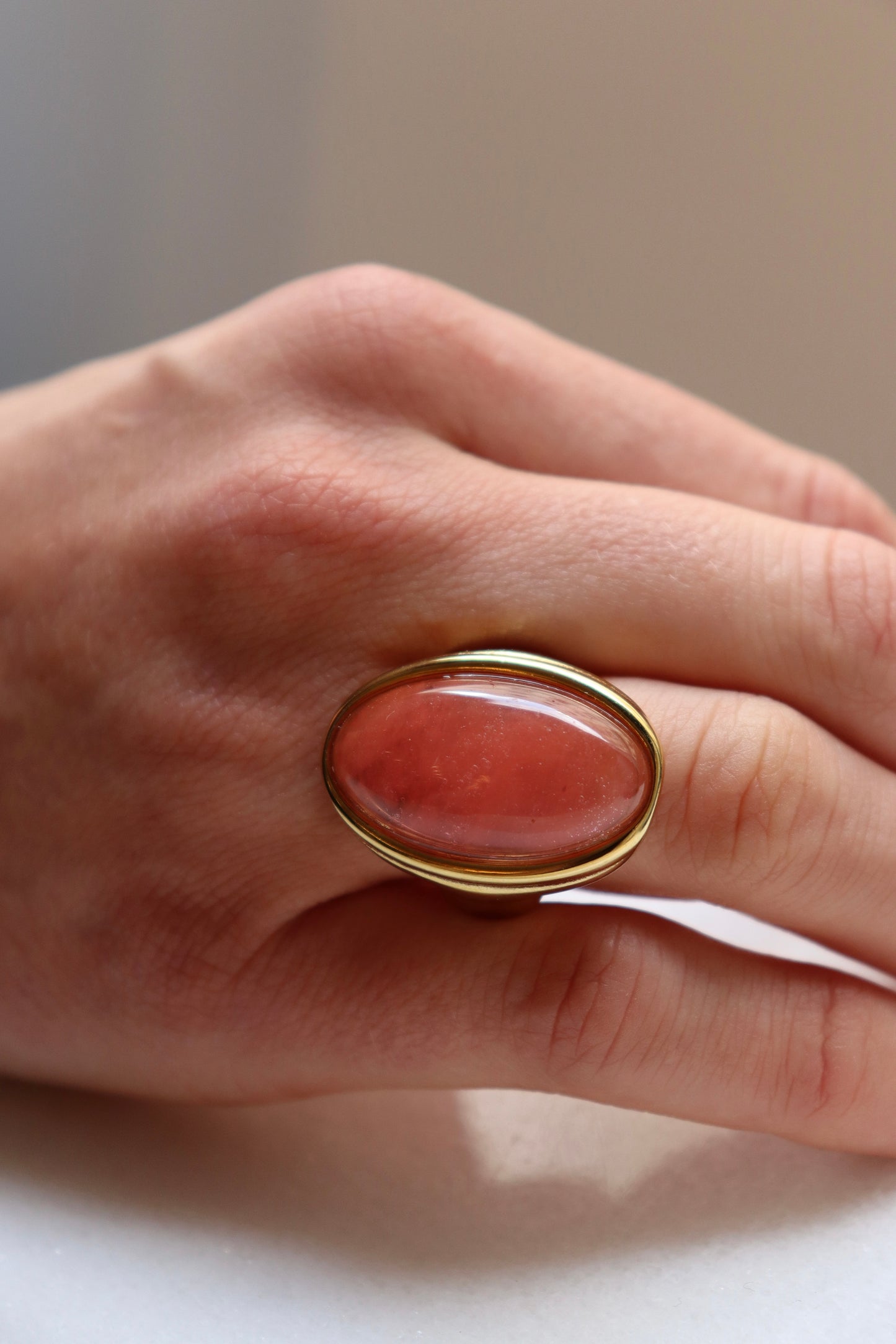 PINK ROCK RING