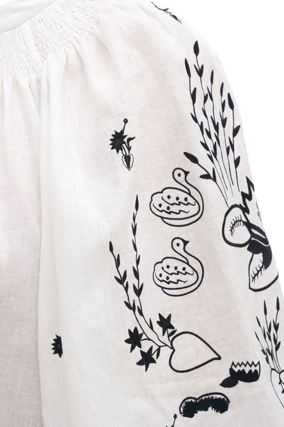 VIRYNEIA EMBROIDERED SHIRT