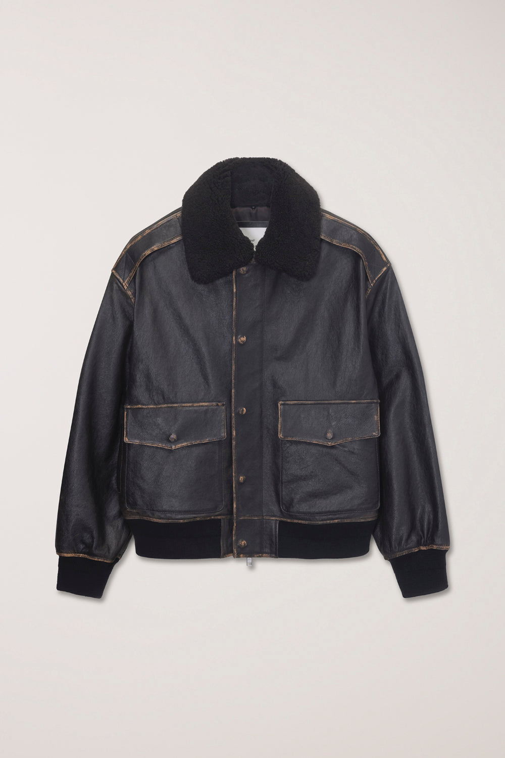 DETACHABLE A-2 LEATHER BLOUSON