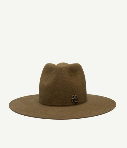 BEIGE FEDORA HAT