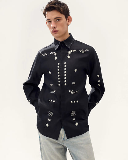 LEVON EMBROIDERED SHIRT