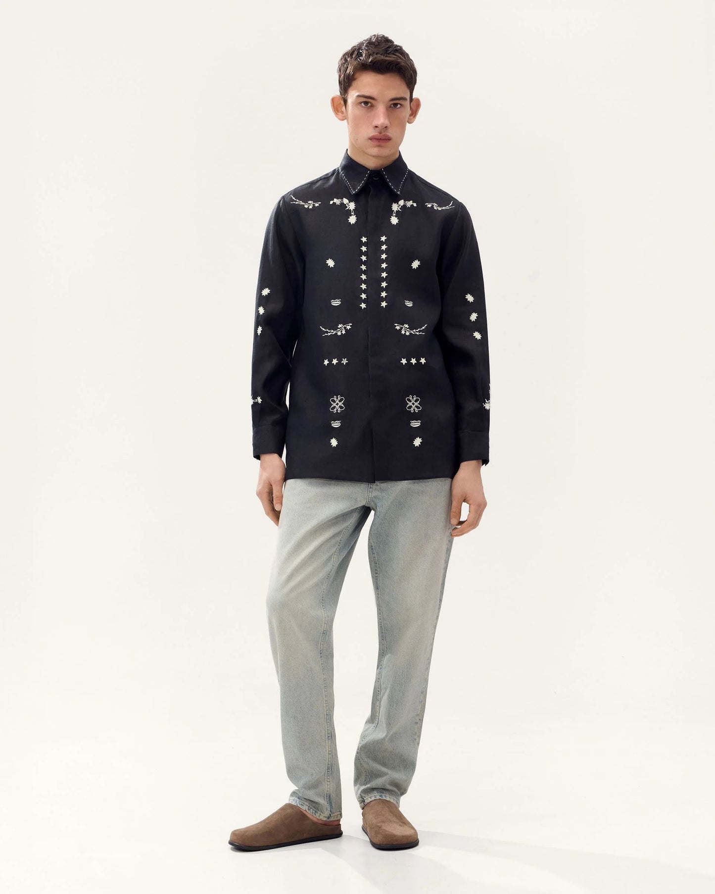 LEVON EMBROIDERED SHIRT