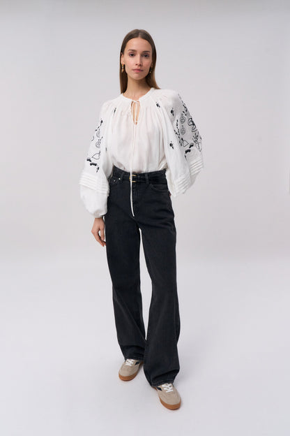 VIRYNEIA EMBROIDERED SHIRT