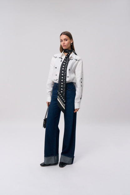 IVOR EMBROIDERED SHIRT