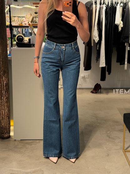 REWAISTED JEANS WITH POCKETS