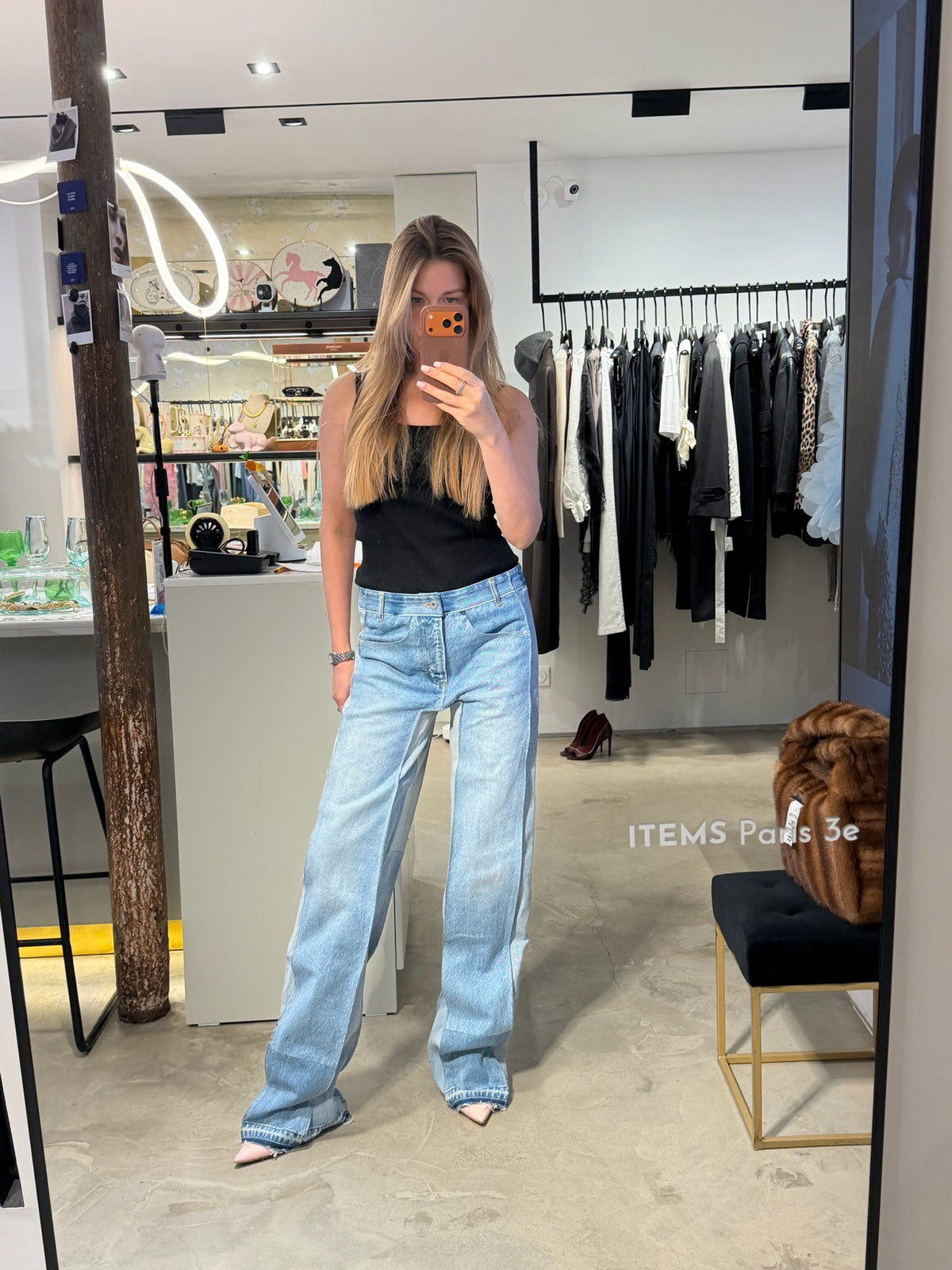 REWORKED SQUARE JEANS