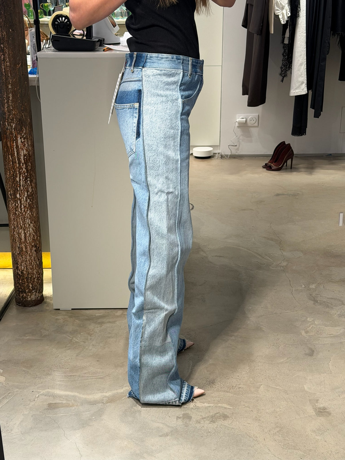 REWORKED SQUARE JEANS