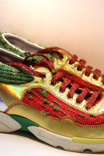 VINTAGE - CHANEL TWEED SNEAKERS