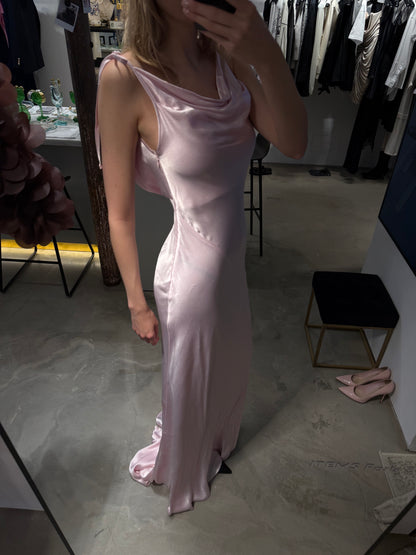 PINK LONG CUSTOM DRESS BY PASKAL