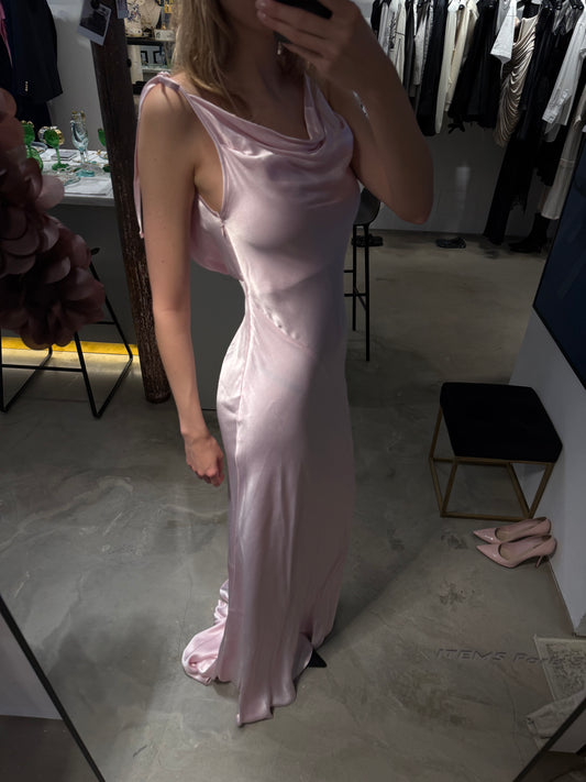 PINK LONG CUSTOM DRESS BY PASKAL