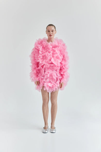 PEONY SOFT BOMBER JACKET PINK