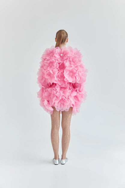 PEONY SOFT BOMBER JACKET PINK