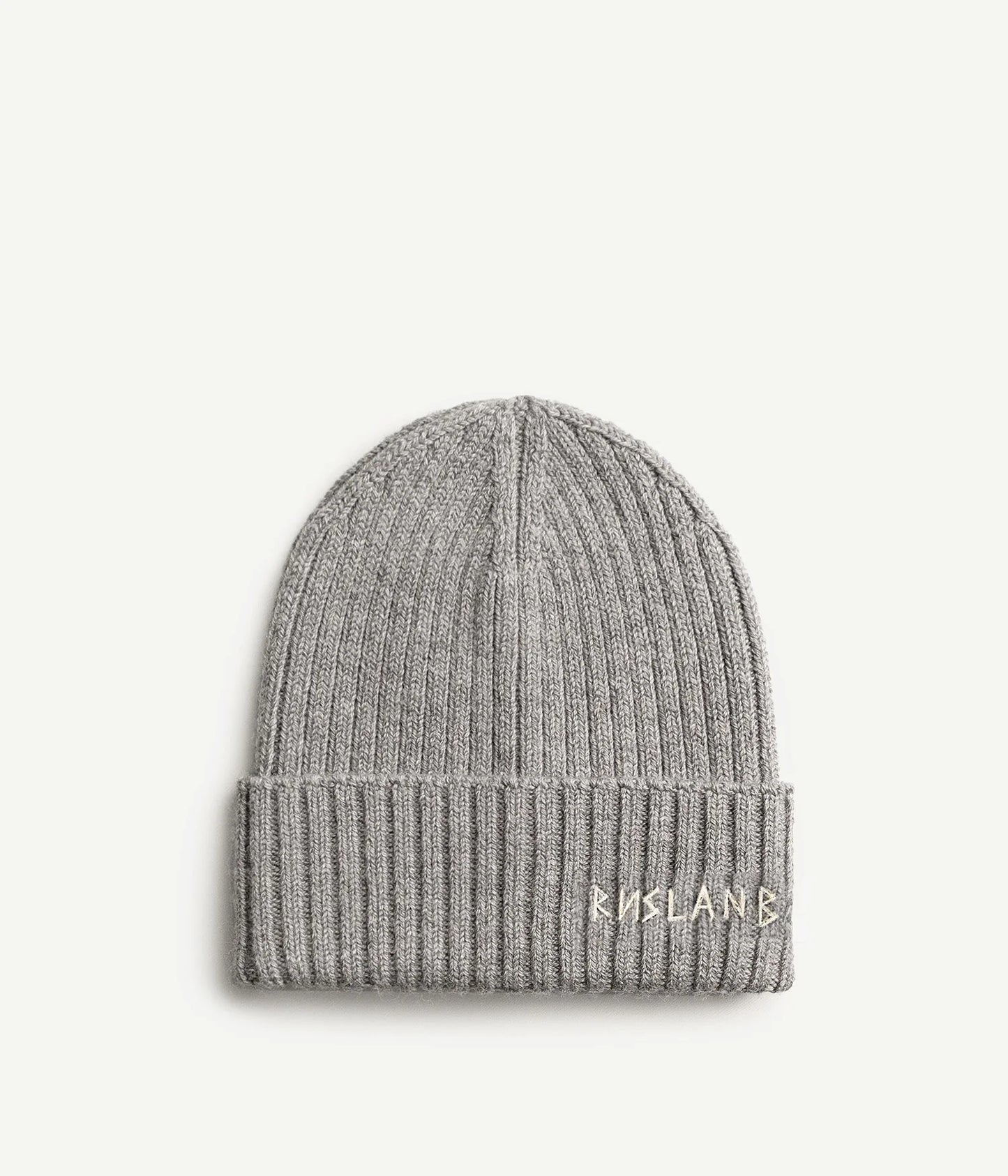 MONOGRAM-EMBROIDERED WOOL BEANIE