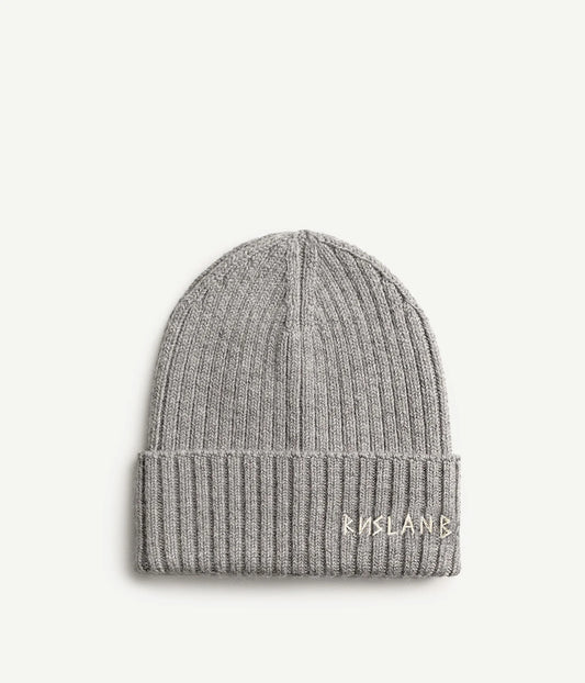 MONOGRAM-EMBROIDERED WOOL BEANIE