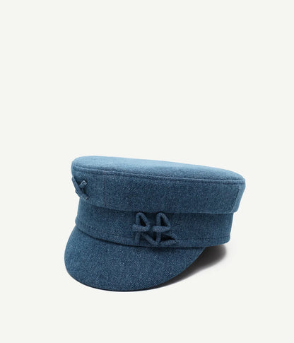 DENIM BAKER BOY CAP