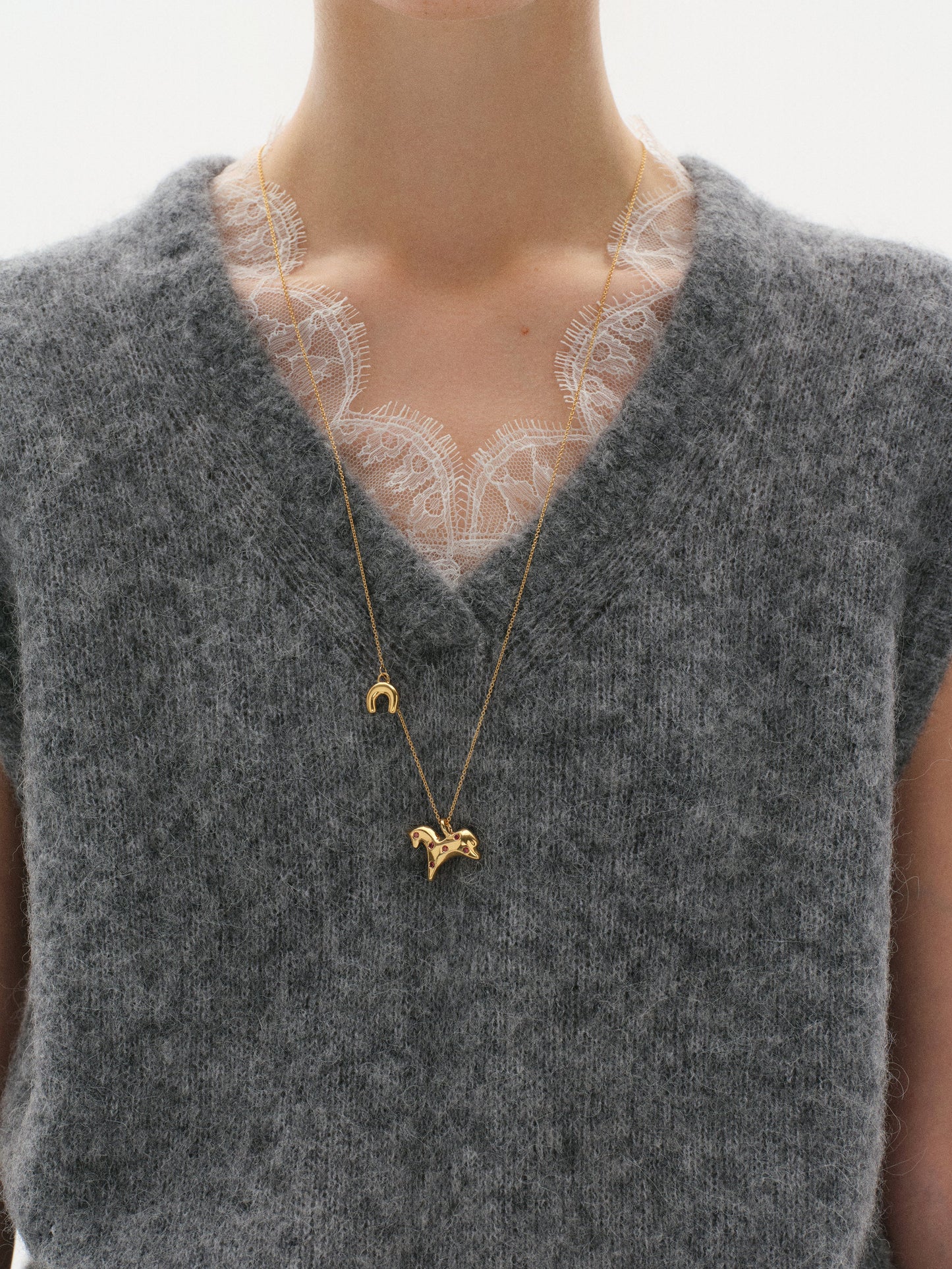 LUCKY PENDANT GOLD-PLATED